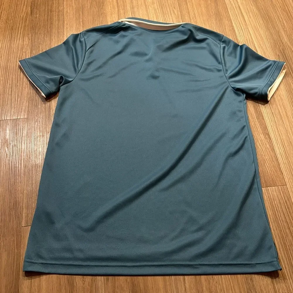 Men’s Nike Dri-Fit‎ Tennis Polo | Medium | Turquoise/White - Picture 5 of 6